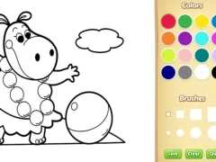 Játék Baby Farm Animals Coloring Book for Kids online