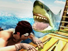 Játék Raft Angry Shark Hunting online
