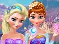 Játék Anna & Elsa Makeover online