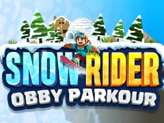 Játék Snow Rider Obby Parkour online