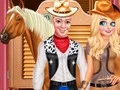 Játék Frozen Couple Cowboy Style online