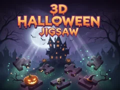 Játék 3D Halloween Jigsaw online