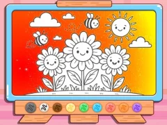 Játék Coloring Book: Happy Flower online