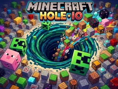 Játék Minecraft Hole IO online