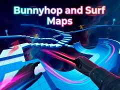 Játék Bunnyhop and Surf Maps online