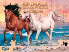 Játék Animals Jigsaw Puzzle Horses online