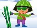 Játék Dora Ski Dress up online