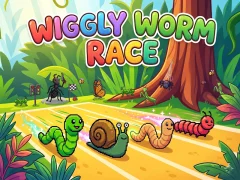 Játék Wiggly Worm Race online