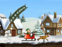 Játék Effing Worms Xmas online