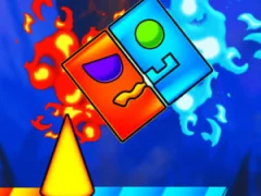Játék Fire And Water Geometry Dash online