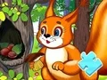 Játék Jigsaw Puzzle: Squirrel Hide Food online