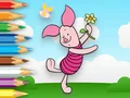 Játék Coloring Book: Piglet Holds Toy Windmill online