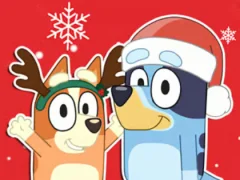 Játék Jigsaw Puzzle: Bluey Christmas Gift online