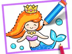 Játék Toddler Drawing: Mermaid online