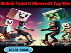 Játék Skibidi Toilet X Minecraft Tug War online