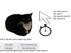 Játék Spinning Cat Clicker online