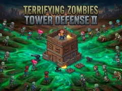 Játék Terrifying Zombies Tower Defense II online