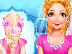 Játék Princess wedding hairstyle online