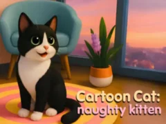 Játék Cartoon Сat: naughty kitten online