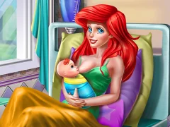 Játék Princess Mermaid Mommy Birth online