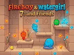 Játék Fireboy & Watergirl 7: and Friends online