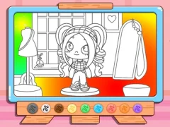 Játék Coloring Book: Avatar Girl Dress Up Shopping online