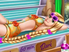 Játék Goldie Princess Tanning online