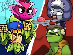 Játék Plants Vs Zombies - Merge Defense online