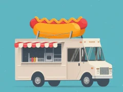 Játék Food Trucks Jigsaw online