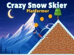 Játék Crazy Snow Skier: Platformer online