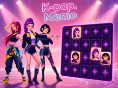 Játék K-pop. Memo online