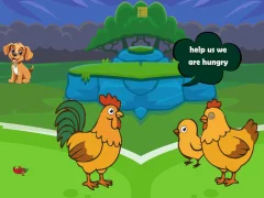 Játék Feed Hungry Hen Family online