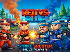 Játék Red vs Blue. Strike Shooter Multiplayer online