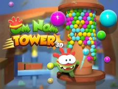 Játék Om Nom Tower 3D online