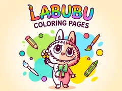 Játék Labubu Coloring Pages online