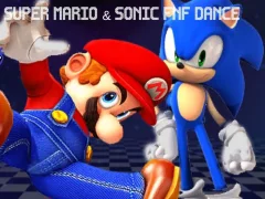 Játék Super Mario & Sonic FNF Dance online