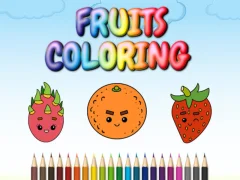 Játék FRUITS COLORING online