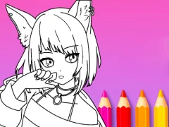 Játék Anime Manga Coloring Book online
