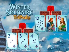 Játék Winter Solitaire TriPeaks online