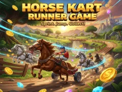 Játék Horse Kart Runner Game online