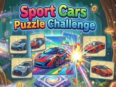 Játék Sport Cars Puzzle Challenge online