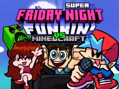 Játék Super Friday Night Funkin Vs Minecraft online