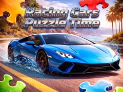 Játék Racing Cars Puzzle Time online