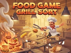 Játék Food Game Grill Sort online