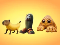 Játék Italian animals with voice acting online