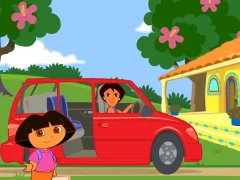 Játék Dora The explorer Dora's Ride-Along City Adventure online