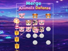 Játék Merge Animals Defence online