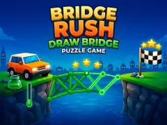 Játék Bridge Rush - Draw Bridge Puzzle Game online