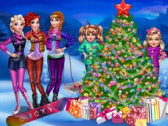 Játék Princesses Christmas tree online