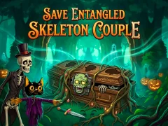 Játék Save Entangled Skeleton Couple online